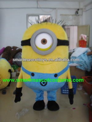 vendita calda di alta qualità minion minion costume mascotte costume ...