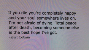 Kurt Cobain quote | via Tumblr
