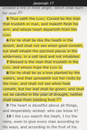 Verses from Women's Retreat this weekend