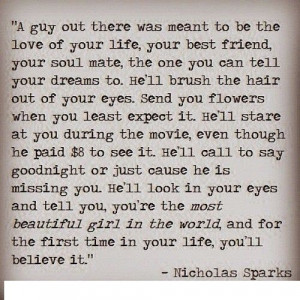 Nicholas Sparks Quote