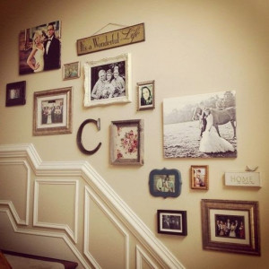 we collect the most creative staircase wall decorating ideas