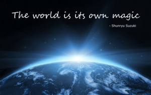 You are here: Home / Enlightenment / The world is its own magic