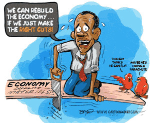 obama bad economy solutions cartoonist link obama good for the