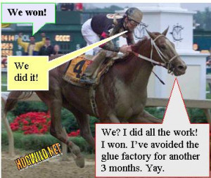funny horse racing quotes