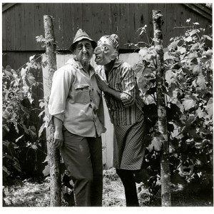Lucybelle Crater and Close Friend Lucybelle Crater in the Grape Arbor ...