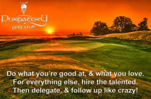 ... you love! Wednesday pep talks just started at Purgatory Golf Club