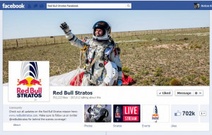 Red Bull Stratos www.Facebook.com Felix Baumgartner Austrian skydiver ...