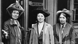 Emmeline Pankhurst And Her Daughters Her daughters christabel