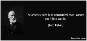 More Lord Kelvin Quotes
