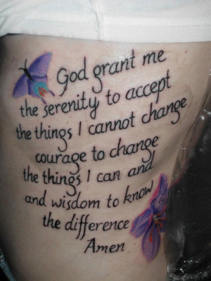 Free Download Serenity Prayer Inspirational Quote Tattoos HD Wallpaper