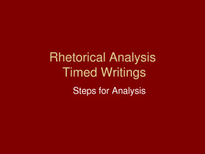 sample summary quote and rhetorical analysis