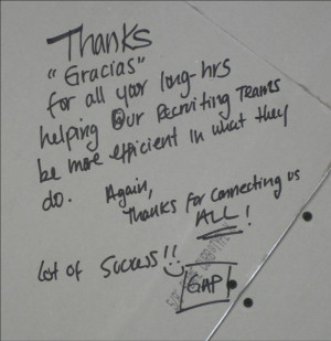 Johana Escobar from Gap Inc. had the following to say: