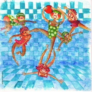 water polo girls (medium) by siobhan gately tagged girls,water,sport ...