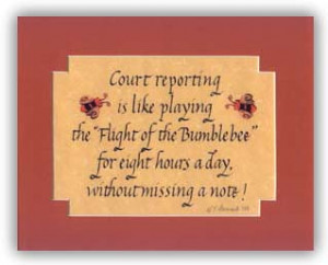 Court Reporting Quote