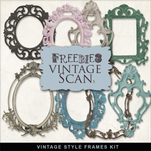 Labels Frames Freebies Vintage