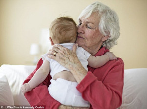 Helping out: Grandparents giving up their time to look after their ...
