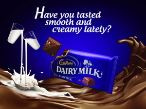 Awesome rapper of Dairy Milk chocolate with beautiful quotes