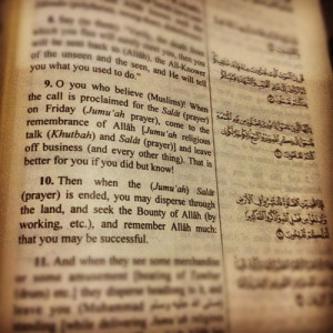 Quranic Verse on Friday Prayers ← Prev Next →
