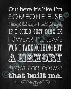 MIRANDA LAMBERT House That Built Me by Thjs is how I feel about my ...
