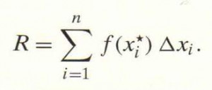 Riemann Sums: