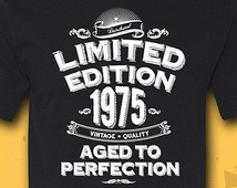 40th Birthday Gift - Turning 40 - 4 0 Years Old - Limited Edition 1975 ...