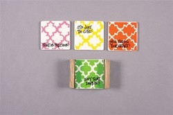 Coasters with Southern sayings!