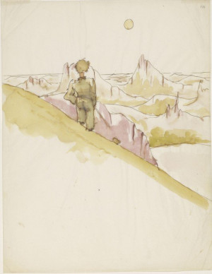 Antoine de Saint-Exupéry (1900–1944), Drawing for The Little Prince ...