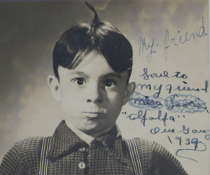 Little Rascals: Ultra-Rare Alfalfa Switzer Signed 4 x 7 Photo w/ Funny ...