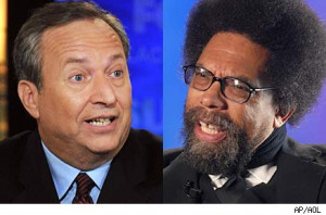 Larry Summers and Cornel West