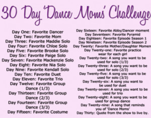 ... of July means the challenge will be commencing today! Stay tuned