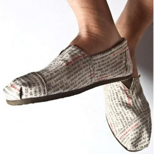 Toms Recycled Shoes (village quote) - Photo