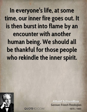 ... should all be thankful for those people who rekindle the inner spirit