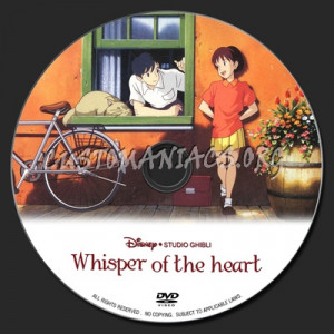Whisper Of The Heart Custom DVD Label
