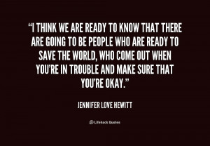 Jennifer Love Hewitt Quotes
