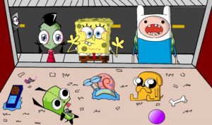 love Adventure Time cute spongebob tumblrican invader zim Gir
