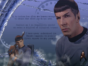 Star Trek: The Original Series Star Trek TOS Spock and His Words
