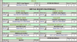 Metal Roof Estimate Calculator