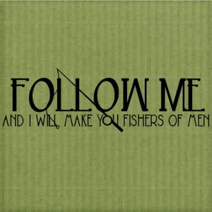C027 FOLLOW ME Christian Wall Quote