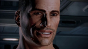 Commander Shepard's Trademark Smile