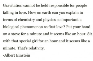 Quote about Love -Albert Einstein