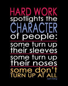 Hard Work Quote by Sam Ewing. The fashion blog for young professional ...