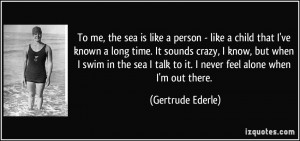 Gertrude Ederle Quote