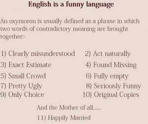 ENGLISH IS FUNNY YET CONFUSING