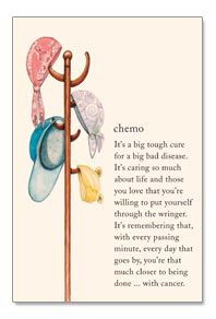 Chemo support card by Cardthartic ~It's a big tough cure for a big bad ...