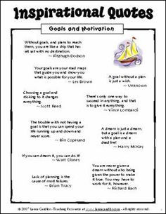 Goal Setting Quotes For Teens ~ Goal Setting for Teens