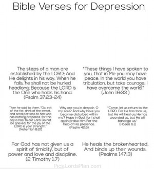 Bible Quote Depression