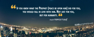 Saviour of Humanity, Muhammad, peace be upon him