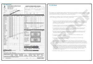 carpet cleaning business invoice form 1