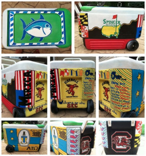 painted cooler