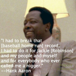Best Black History Quotes: Hank Aaron on Black Pride More